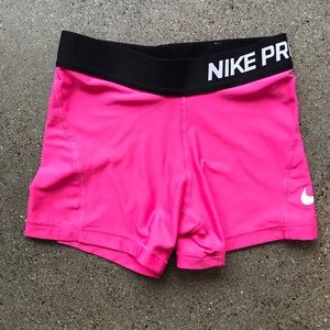 ♻️ Nike Pro Fit youth girls Compression Shorts S